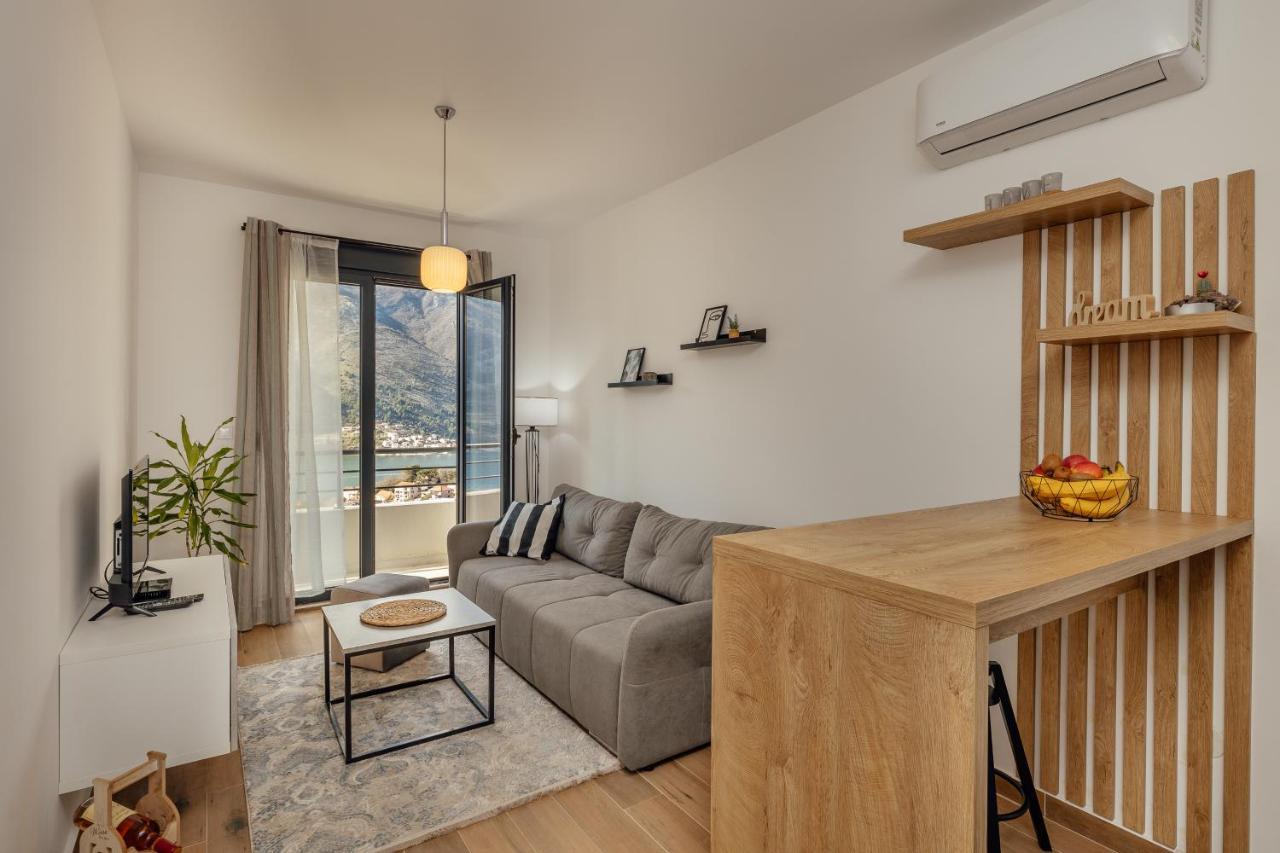 Lana Sea View Apartment 科托尔 外观 照片